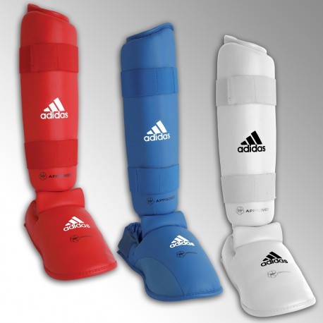 Protège Tibias Pieds Blancs Adidas - Leader-Sport