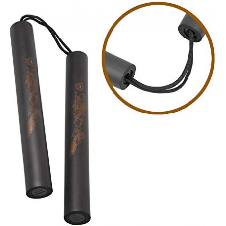 Nunchakus En Mousse Pour Enfants - 8 Pouces, Avec Cordon - Tout Rouge - Pour Débutants Et Entraînement En Sécurité